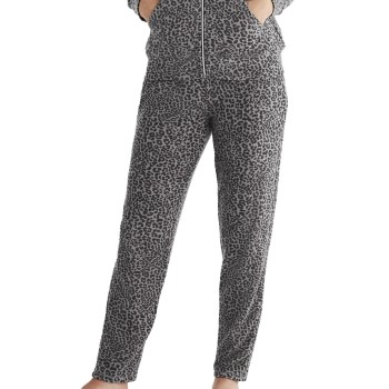 Alternativ bild 0 för Damella Knitted Lounge Pants Leopard XX-Large Dam