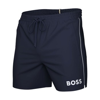 BOSS Badbyxor Starfish Swim Shorts Mörkblå polyester Small Herr | apparel & accessories - clothing - swimwear | ModeLejon