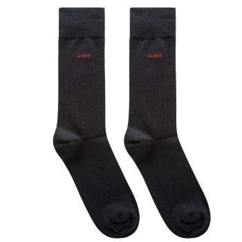 HUGO Strumpor 2P Crew Sock Grå Strl 43/46 | apparel & accessories - clothing - underwear & socks - socks | ModeLejon
