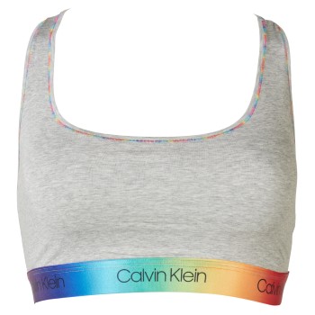 Calvin Klein BH Pride Modern Cotton Plus Bralette Ljusgrå XXXL Dam