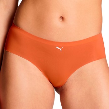 Puma Trosor 2P Seamless Hipster Orange X-Small Dam | apparel & accessories - clothing - underwear & socks - lingerie | ModeLejon