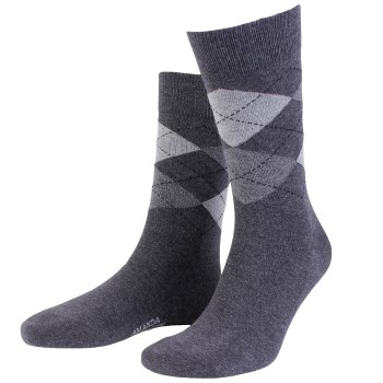 Amanda Christensen Strumpor True Ankle Argyle Sock Antracit Strl 43/46 Herr | apparel & accessories - clothing - underwear & socks - socks | ModeLejon