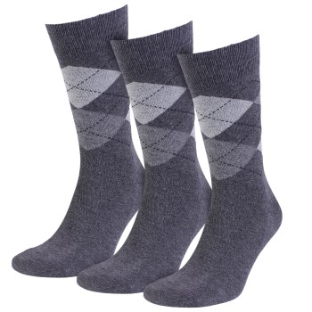 Amanda Christensen Strumpor 3P True Ankle Argyle Sock Antracit Strl 47/50 Herr | apparel & accessories - clothing - underwear & socks - socks | ModeLejon