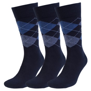 Amanda Christensen Strumpor 3P True Ankle Argyle Sock Marin/Blå Strl 47/50 Herr | apparel & accessories - clothing - underwear & socks - socks | ModeLejon
