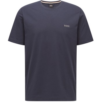 BOSS Mix and Match T-shirt With Logo Mörkblå bomull Medium Herr