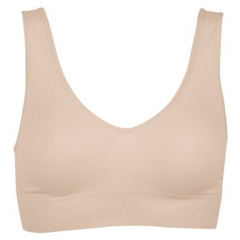 Läs mer om Missya BH Lucia Bamboo Bra Top Wide Strap Beige X-Small Dam