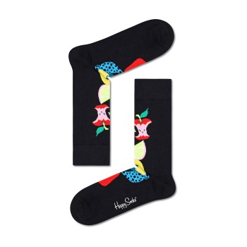 Läs mer om Happy socks Strumpor 2P Fruit Stack Sock Svart mönstrad bomull Strl 41/46