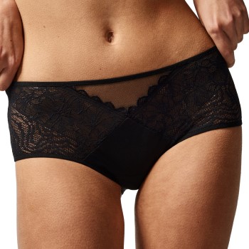 Chantelle Trosor EasyFeel Floral Touch Pants Svart 42 Dam | apparel & accessories - clothing - underwear & socks - lingerie | ModeLejon