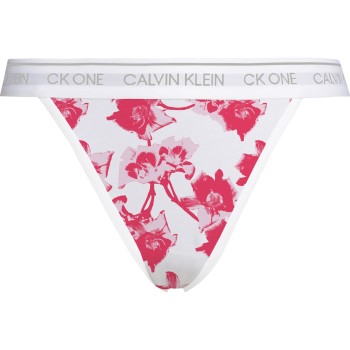 Alternativ bild 0 för Calvin Klein Trosor One Cotton Brazilian Vit Mönstrad Small Dam