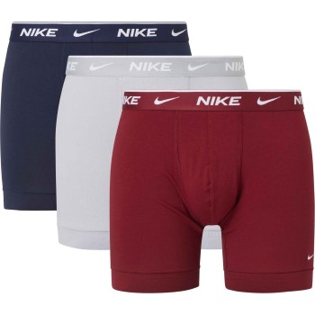 Läs mer om Nike Kalsonger 3P Everyday Essentials Cotton Stretch Boxer Blå/Röd bomull Medium Herr