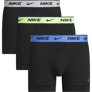 Nike Kalsonger 3P Everyday Essentials Cotton Stretch Boxer Svart/Silver bomull Large Herr