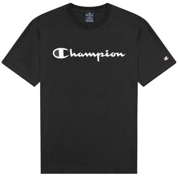 Champion Classics Crewneck T-shirt For Boys Svart bomull 110-116 | apparel & accessories - clothing - activewear | ModeLejon