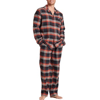 Läs mer om Jockey Cotton Flannel Pyjama Svart bomull Small Herr