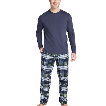 Jockey Pants Flannel Blå/Ljusblå bomull XX-Large Herr | apparel & accessories - clothing - sleepwear & loungewear | ModeLejon