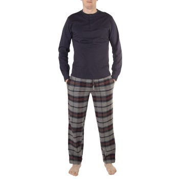 Jockey Pyjama 11 Mix Cotton Blå/Grå bomull XX-Large Herr | apparel & accessories - clothing - sleepwear & loungewear | ModeLejon