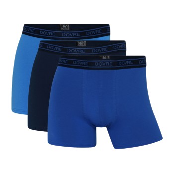 Dovre Kalsonger 3P Organic Cotton Boxers Blå Mönstrad ekologisk bomull X-Large Herr | apparel & accessories - clothing - underwear & socks - underwear | ModeLejon