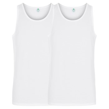 Dovre 2P Organic Cotton Singlet Vit ekologisk bomull Large Herr | apparel & accessories - clothing - shirts & tops | ModeLejon