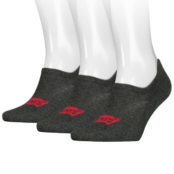 3-Pack Levis Footie High Rise Batwing Logo Socks