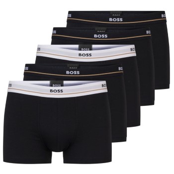 BOSS Kalsonger 5P Cotton Boxer Trunks Svart bomull XX-Large Herr | apparel & accessories - clothing - underwear & socks - underwear | ModeLejon