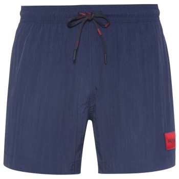 HUGO Badbyxor Dominica Recycled Swim Shorts Mörkblå polyester Small Herr