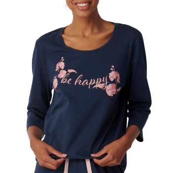 Triumph Lounge Me Cotton Top Mörkblå bomull 42 Dam | apparel & accessories - clothing - sleepwear & loungewear | ModeLejon