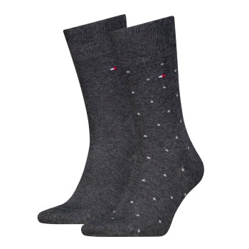 Tommy Hilfiger Strumpor 2P Men Dot Socks Mörkgrå Strl 43/46 Herr | apparel & accessories - clothing - underwear & socks - socks | ModeLejon