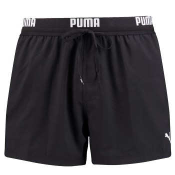 Puma Badbyxor Logo Short Length Swim Shorts Svart polyester X-Large Herr | apparel & accessories - clothing - swimwear | ModeLejon