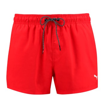 Puma Badbyxor Short Length Swim Shorts Röd polyester Small Herr | apparel & accessories - clothing - swimwear | ModeLejon