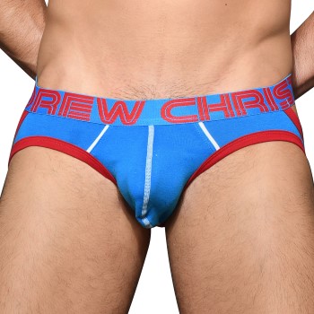 Andrew Christian Kalsonger Show-It Retro Pop Comfort Jock Blå/Röd bomull X-Large Herr