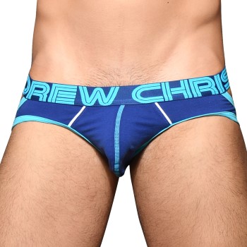 Andrew Christian Kalsonger Show-It Retro Pop Comfort Jock Blå/Turkos bomull Medium Herr | apparel & accessories - clothing - underwear & socks - jock straps | ModeLejon