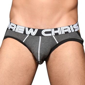Andrew Christian Kalsonger Show-It Retro Pop Comfort Jock Grå bomull Small Herr | apparel & accessories - clothing - underwear & socks - jock straps | ModeLejon
