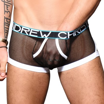 Andrew Christian Kalsonger Almost Naked Transparent Boxer Svart polyester X-Large Herr | apparel & accessories - clothing - underwear & socks - underwear | ModeLejon