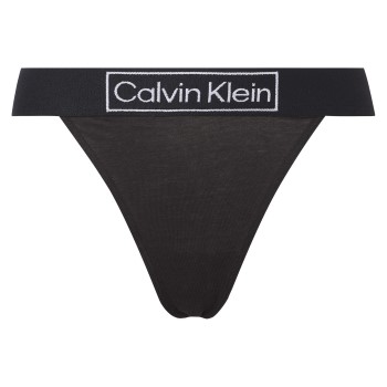 Läs mer om Calvin Klein Trosor 2P Reimagined Heritage High Leg Thong Svart X-Small Dam