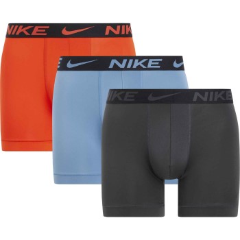 Läs mer om Nike Kalsonger 6P Everyday Essentials Micro Boxer Brief Blå/Orange polyester X-Large Herr