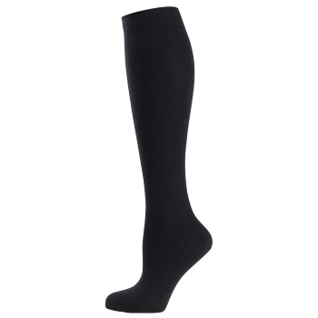 Trofe Cotton Knee Socks Strumpor Svart Strl 39/42 Dam | apparel & accessories - clothing - underwear & socks - socks | ModeLejon