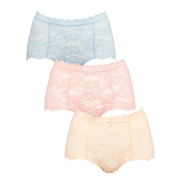 Missya Kalsonger 3P Lace Maxi Flerfärgad X-Large Dam | apparel & accessories - clothing - underwear & socks - underwear | ModeLejon