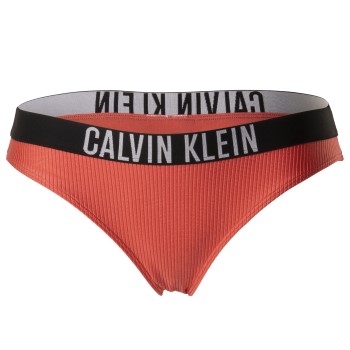 Calvin Klein Intense Power Rib Bikini Plus Brief Korall polyamid XL+ Dam | apparel & accessories - clothing - swimwear | ModeLejon