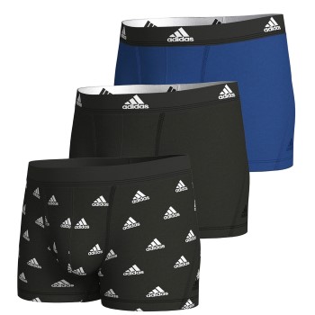 Läs mer om adidas Kalsonger 3P Active Flex Cotton Trunk Svart Mönster bomull Medium Herr