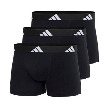 adidas Kalsonger 3P Active Flex Cotton Trunk Svart bomull XX-Large Herr | apparel & accessories - clothing - underwear & socks - underwear | ModeLejon