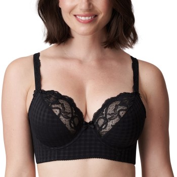 PrimaDonna BH Madison Deep Plunge Balcony Bra Svart E 75 Dam | apparel & accessories - clothing - underwear & socks - bras | ModeLejon