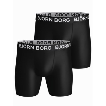 Björn Borg Kalsonger 2P Performance Boxer 1572 Svart polyester Medium Herr | apparel & accessories - clothing - underwear & socks - underwear | ModeLejon