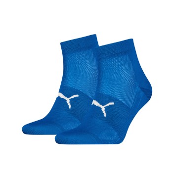 Puma Strumpor 2P Sport Light Quarter Socks Blå Strl 35/38 | apparel & accessories - clothing - underwear & socks - socks | ModeLejon