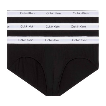 Läs mer om Calvin Klein Kalsonger 3P Modern Cotton Stretch Hip Brief Svart bomull XX-Large Herr