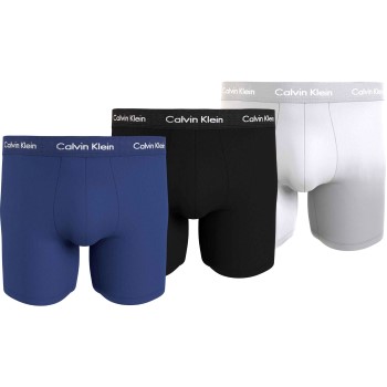 Läs mer om Calvin Klein Kalsonger 3P Modern Cotton Stretch Boxer Brief Flerfärgad bomull Small Herr