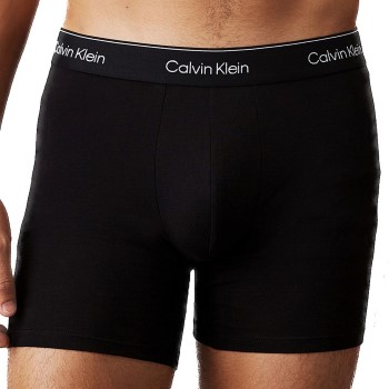 Läs mer om Calvin Klein Kalsonger 3P Modern Cotton Stretch Boxer Brief Helsvart bomull Small Herr