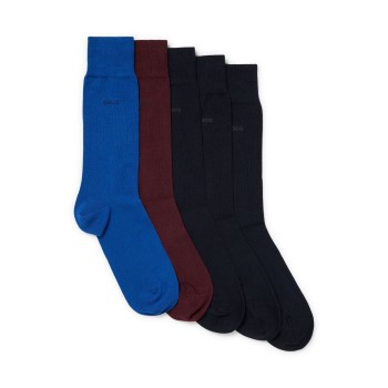 Läs mer om BOSS RS Uni Color CC Socks Strumpor 5P Flerfärgad Strl 43/46