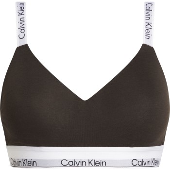 Läs mer om Calvin Klein BH Modern Cotton Naturals Light Bralette Brun Small Dam