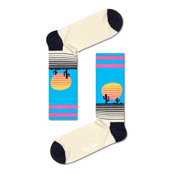 Happy socks Strumpor Sunset Sock Vit/Blå Strl 41/46