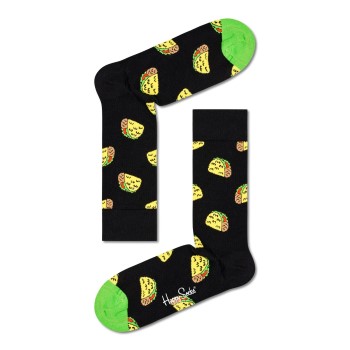Läs mer om Happy socks Strumpor Taco To Go Sock Svart mönstrad Strl 36/40