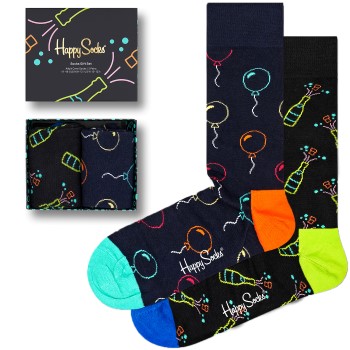Läs mer om Happy socks Strumpor 2P You Did It Socks Gift Set Flerfärgad bomull Strl 41/46